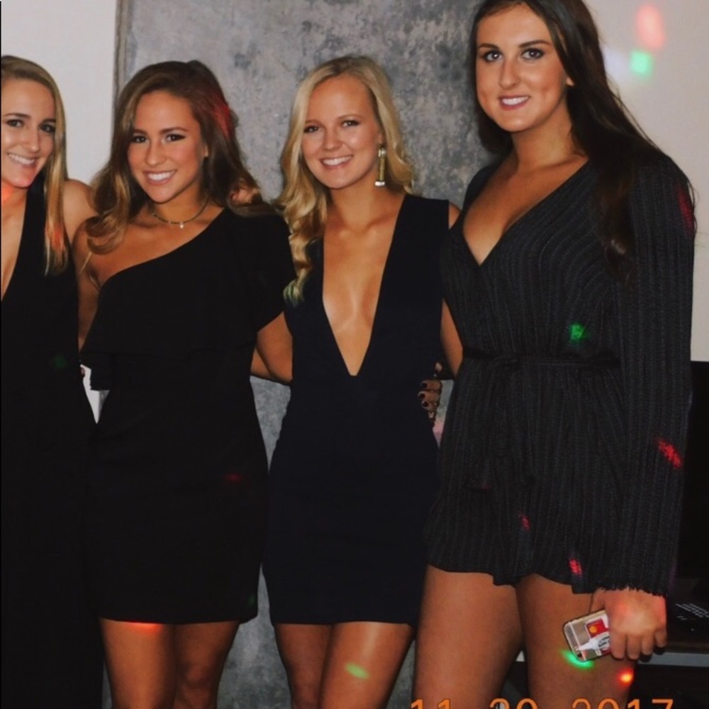 Navy blue bodycon dress size XS